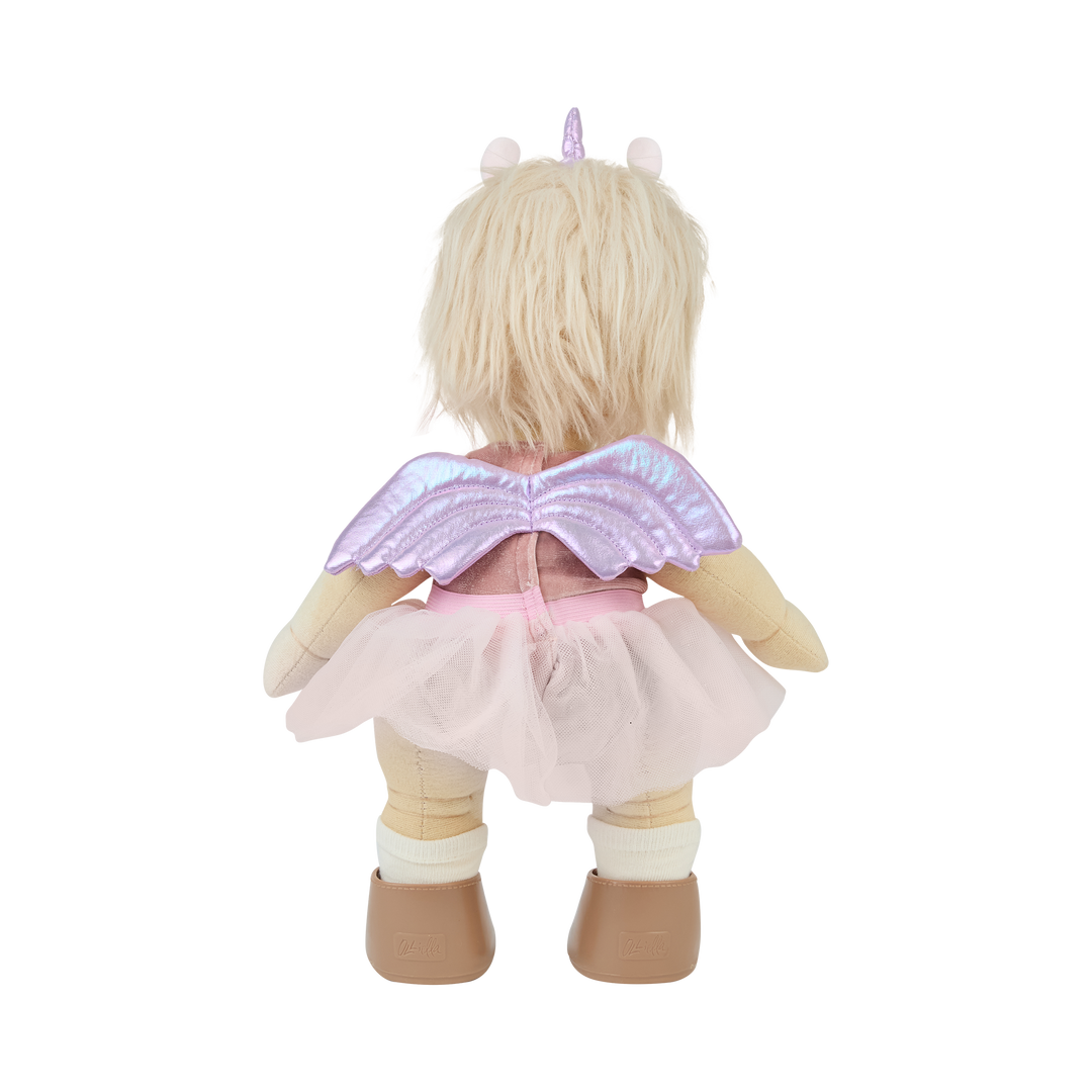 Olli Ella Dinkum Unicorn Outfit - Pink