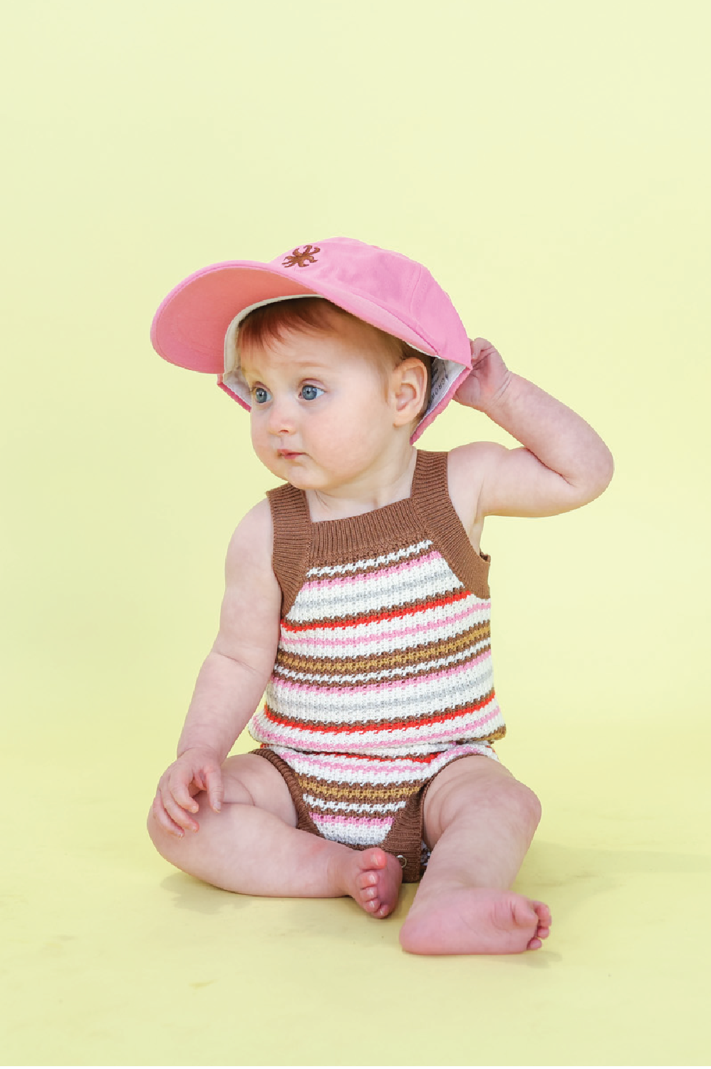 Grown Sunshine Stripe Romper