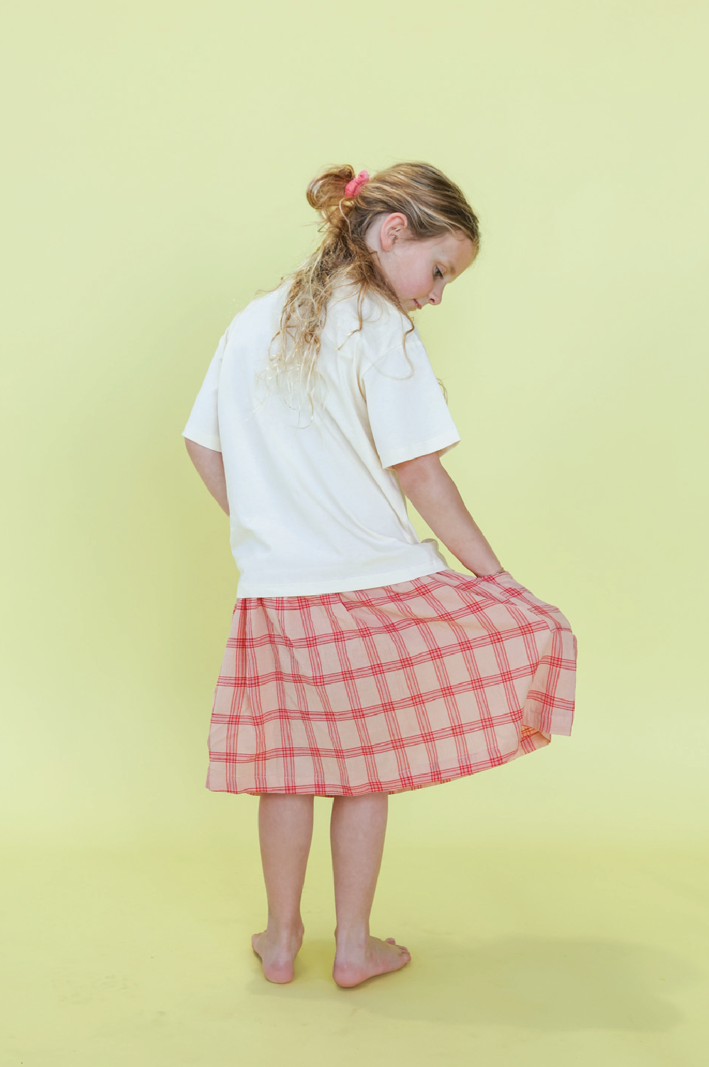 Grown Woven Stripe Skirt