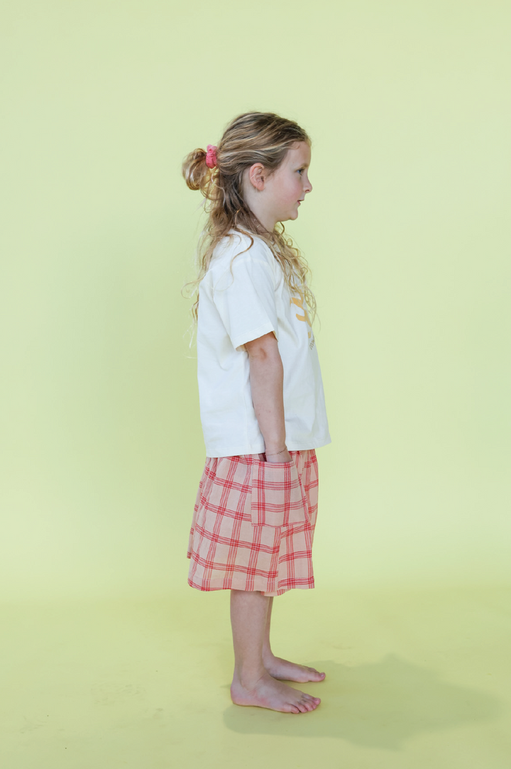 Grown Woven Stripe Skirt