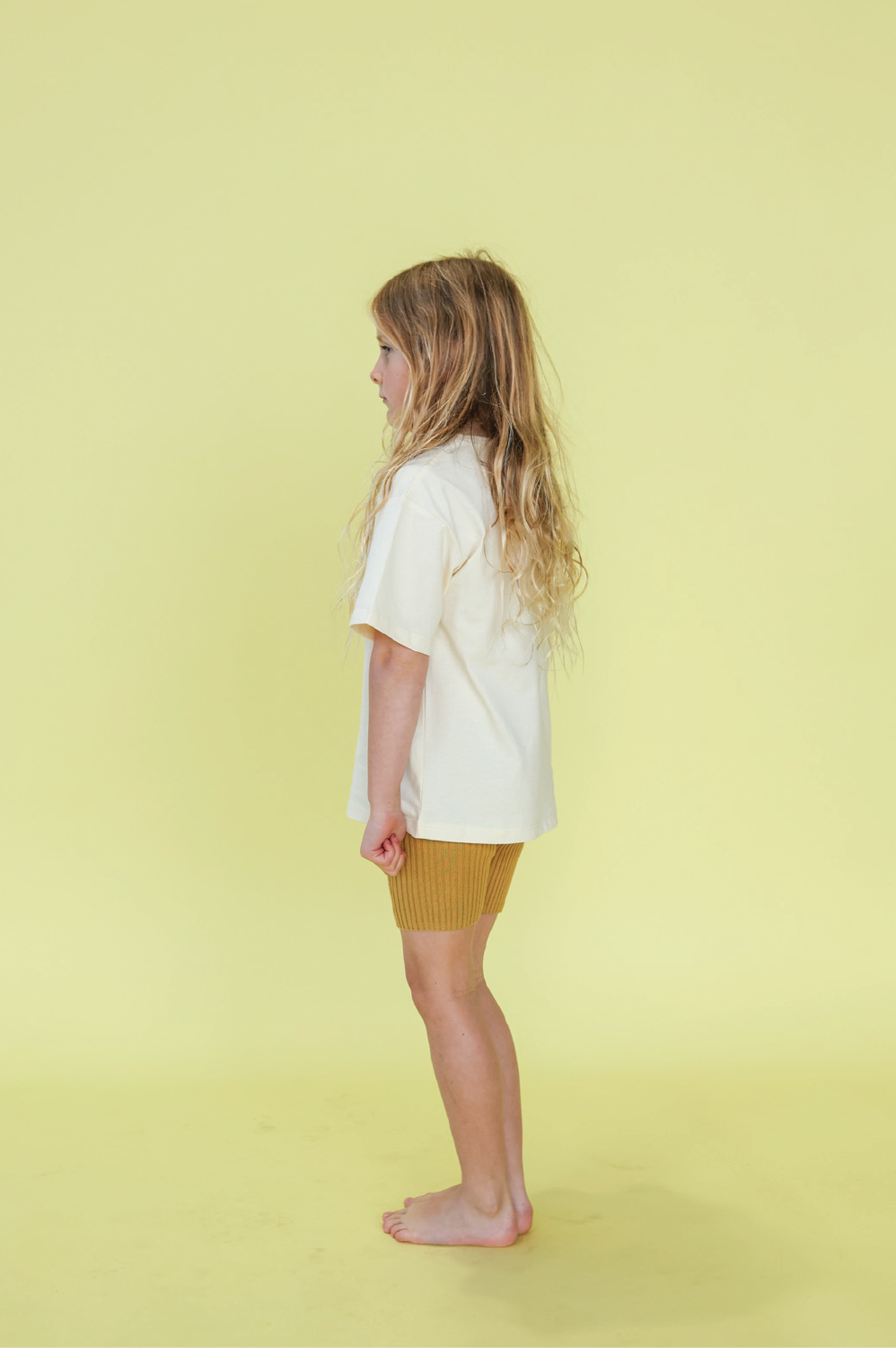 Grown Knitted Rib Bike Shorts