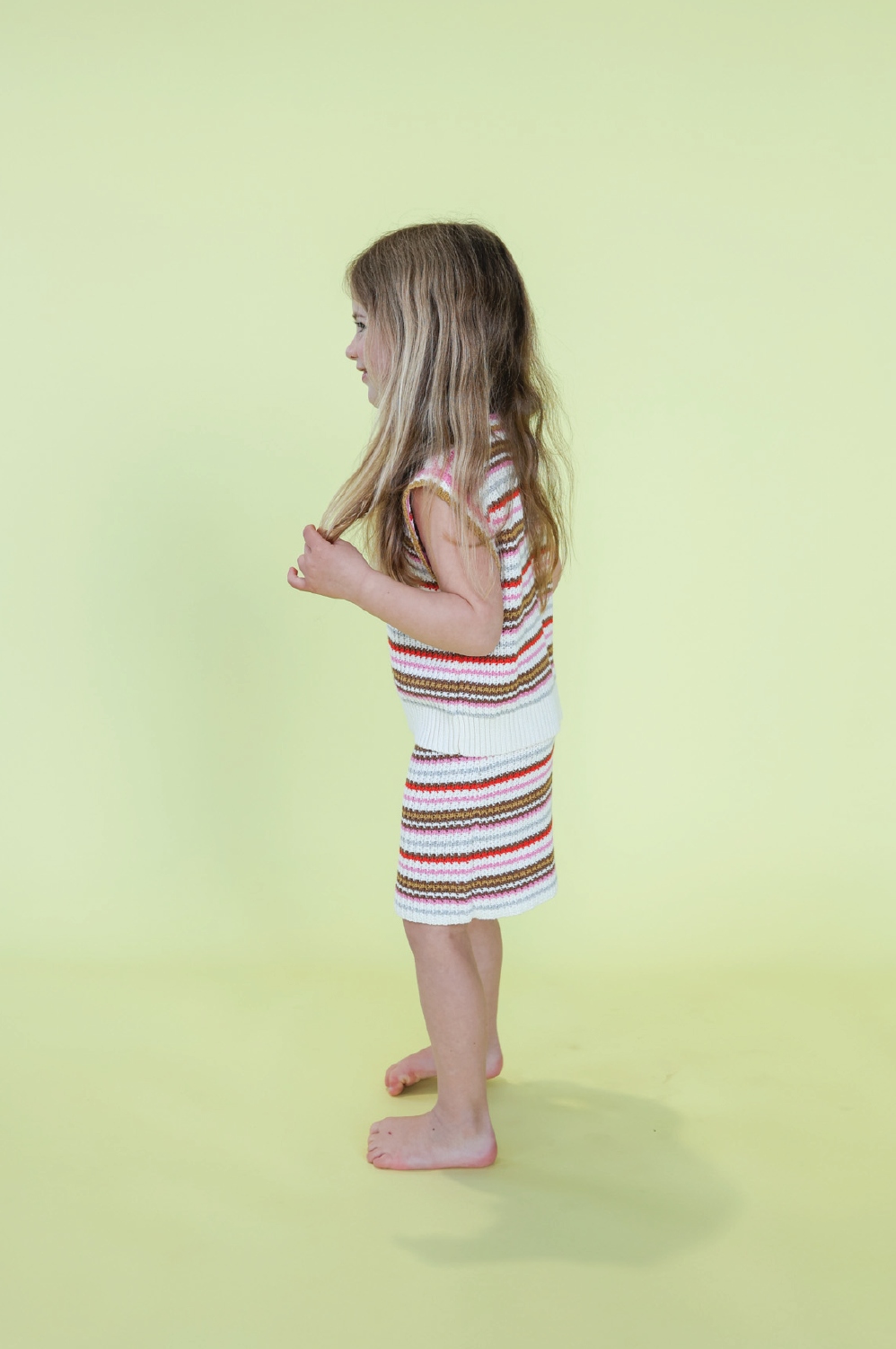 Grown Sunshine Stripe Knit Skirt