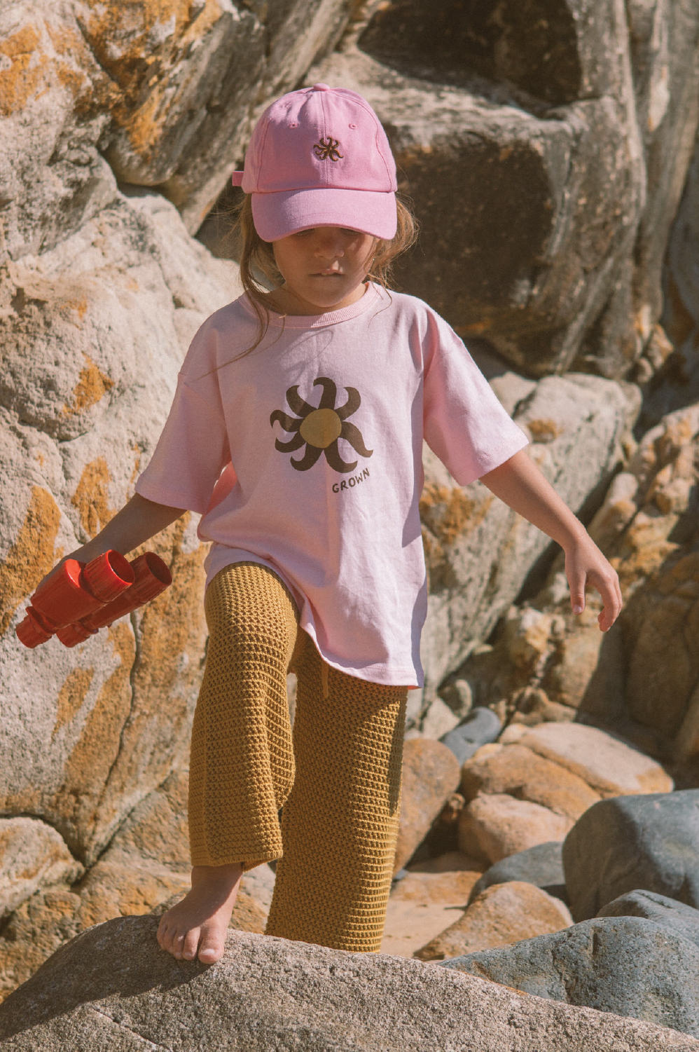 Grown Open Knit Pants