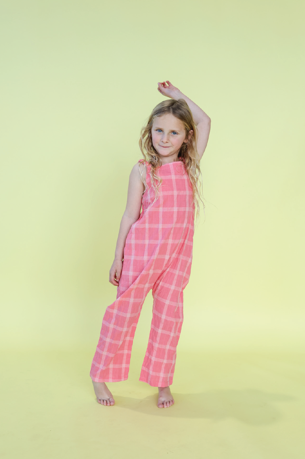 Grown Check Playsuit