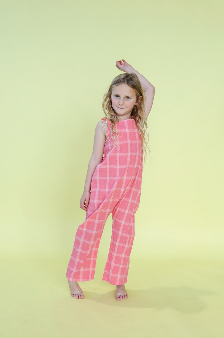 Grown Check Playsuit
