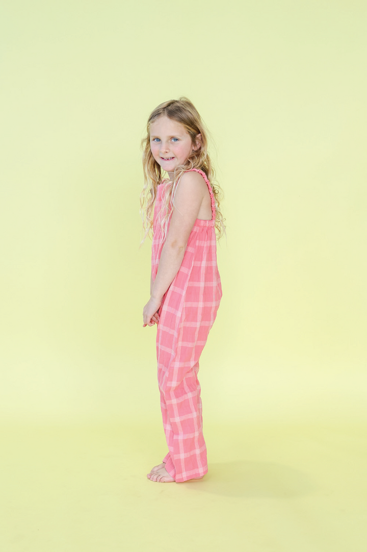 Grown Check Playsuit