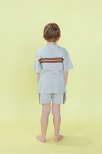 Striped Ribbed Shorts