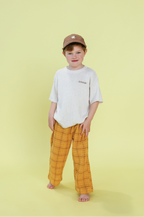 Ribbed Knitted Logo Tee