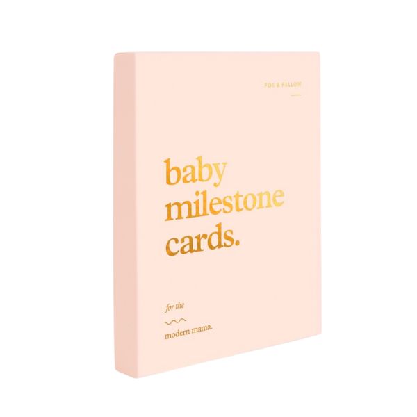 Baby Milestone Cards - Cream