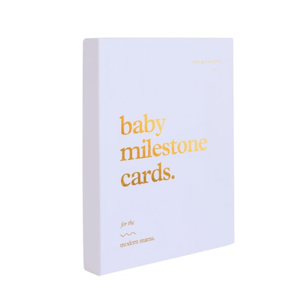 Fox & Fallow Baby Milestone Cards - Powder Blue