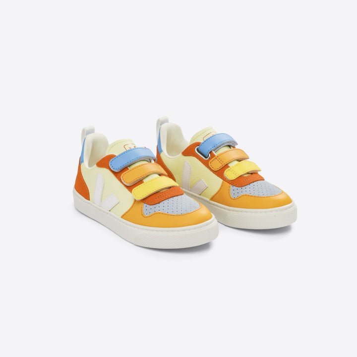 Veja V-10 Velcro Leather - Multico/Sun