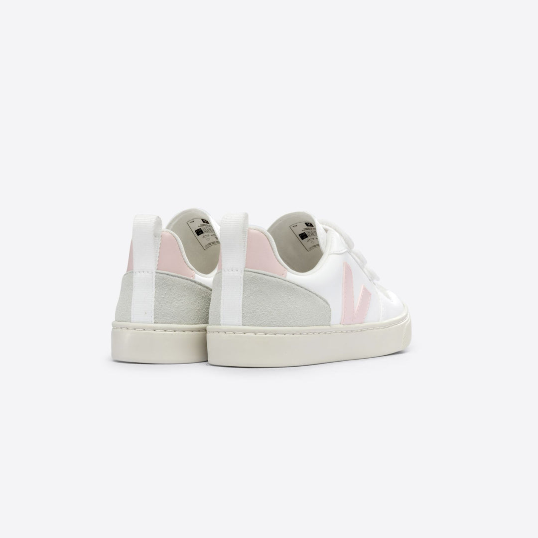 Veja V-10 Velcro CWL - White/Petale