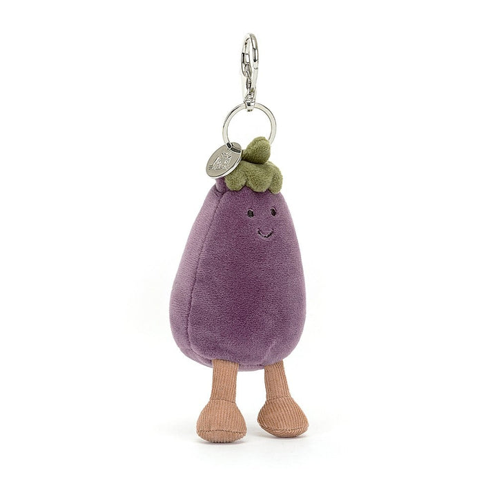 Jellycat Vivacious Vegetable Bag Charm - Aubergine