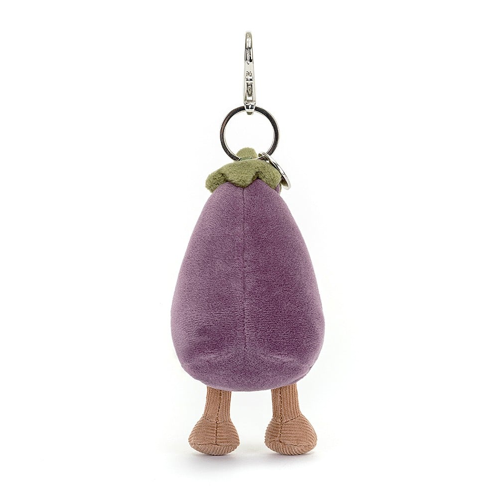 Jellycat Vivacious Vegetable Bag Charm - Aubergine