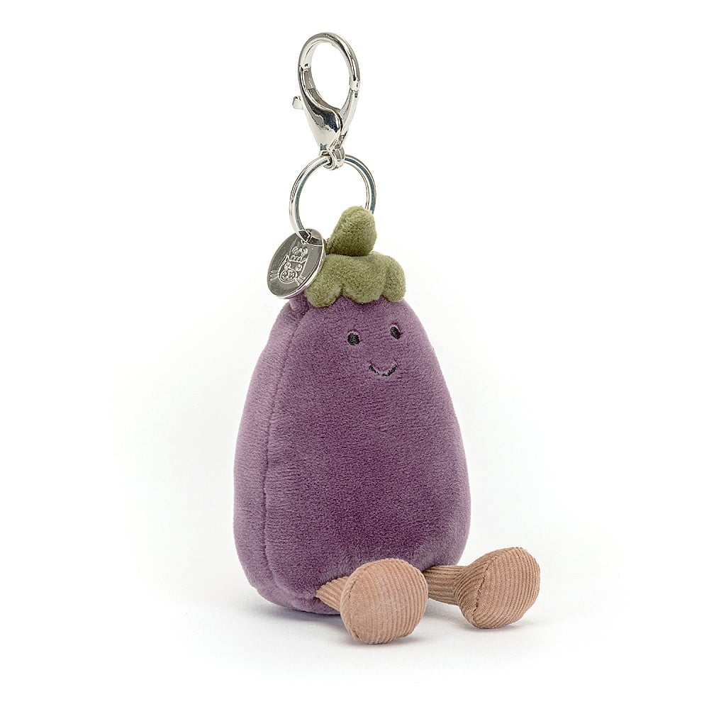 Jellycat Vivacious Vegetable Bag Charm - Aubergine