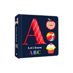 Chunky Foil Board Book - Let's Learn ABC