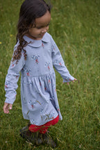 Organic Cotton Tights - Raspberry Red