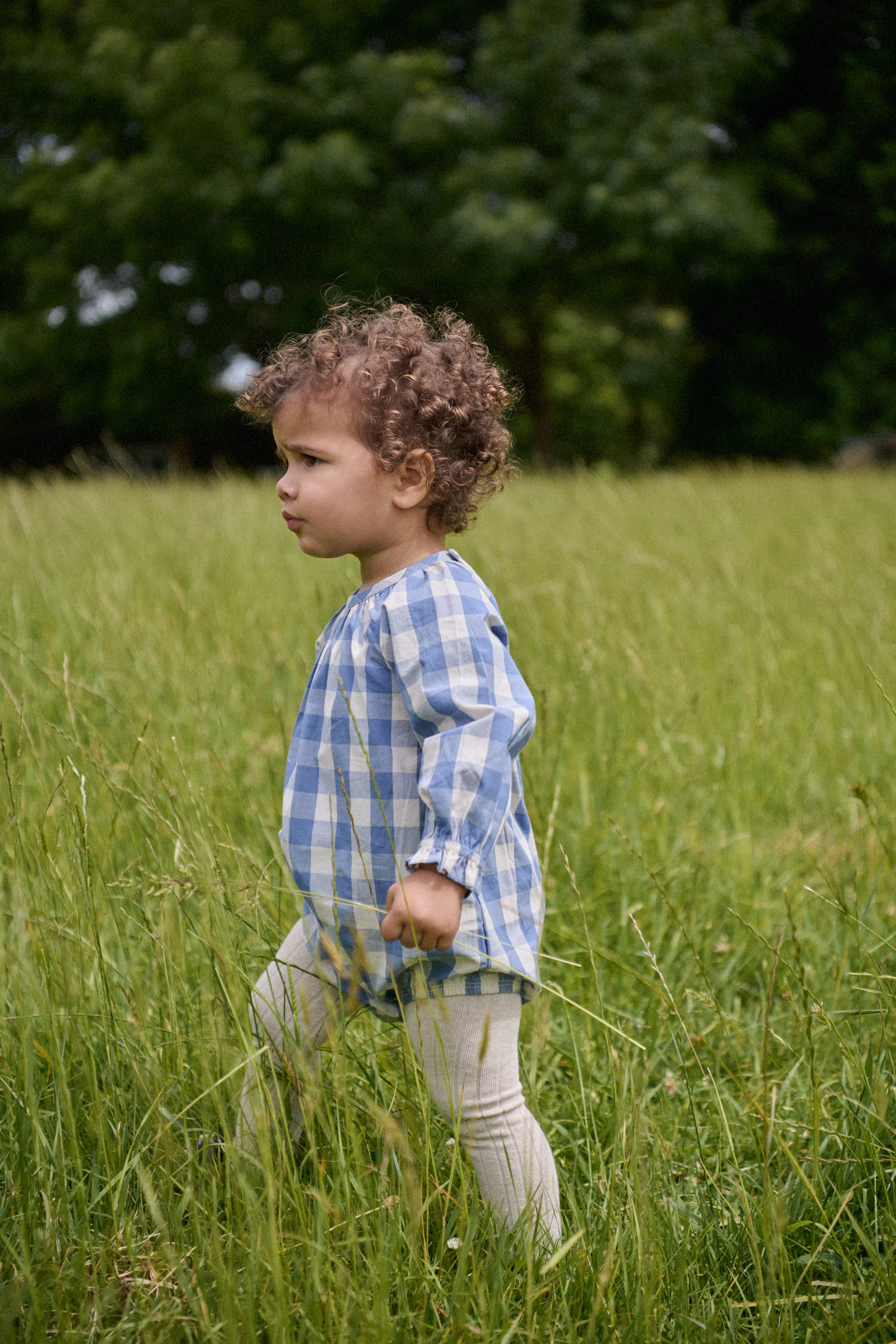 Meadow Bodysuit Gingham - Bluebelle Check
