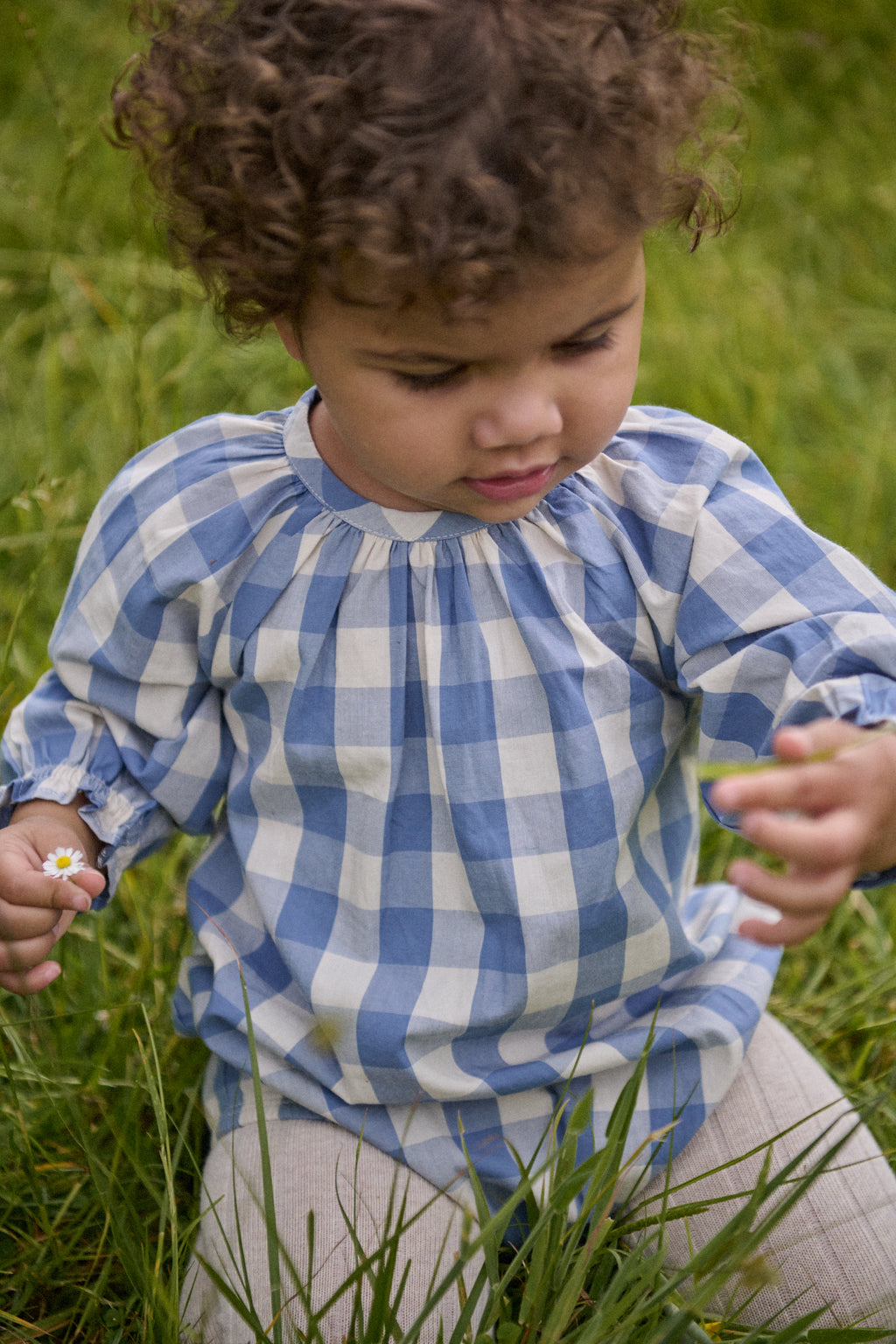 Meadow Bodysuit Gingham - Bluebelle Check