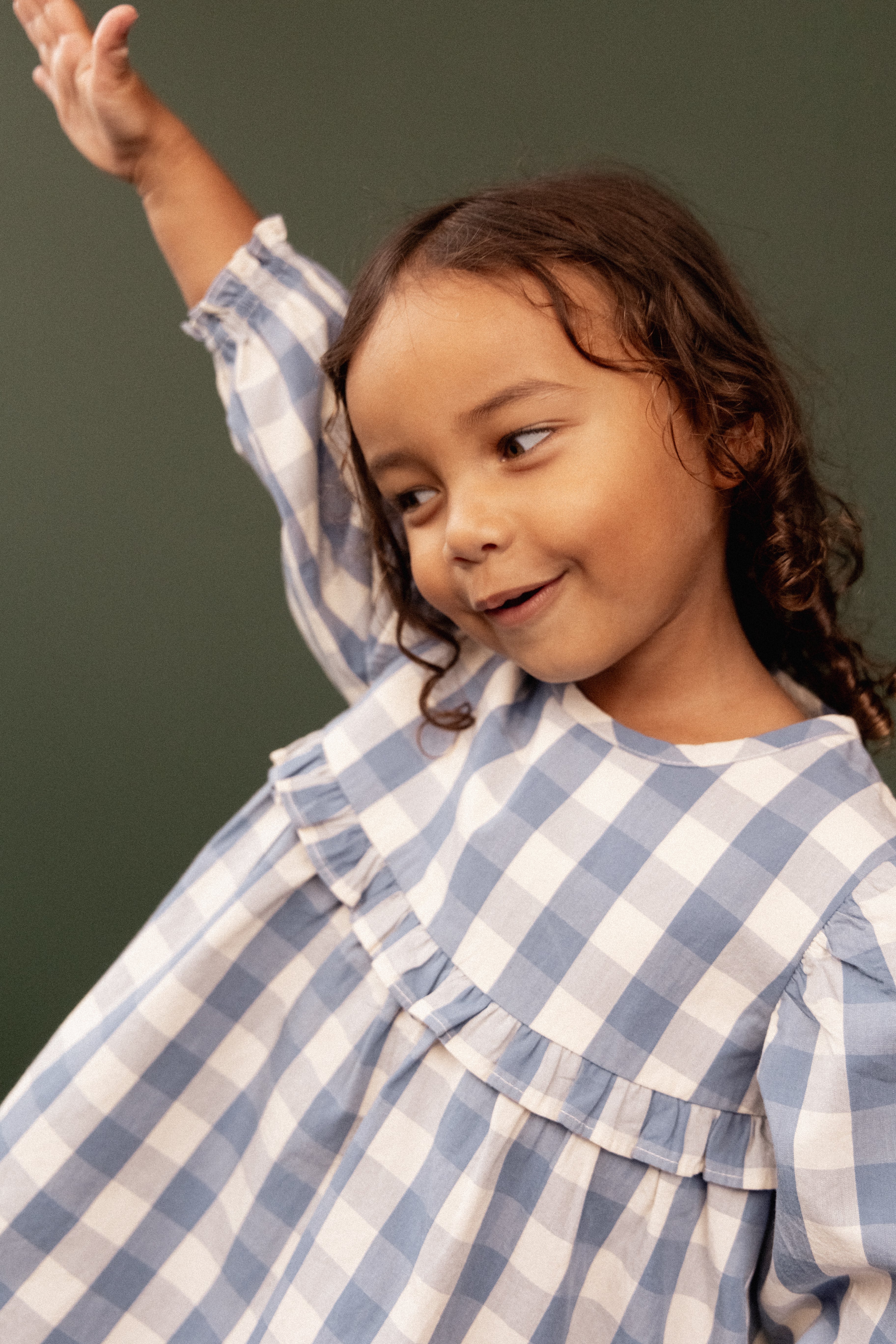 Nora Dress - Bluebelle Check