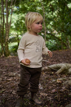 Long Sleeve River Tee - Bramble Bunny Print