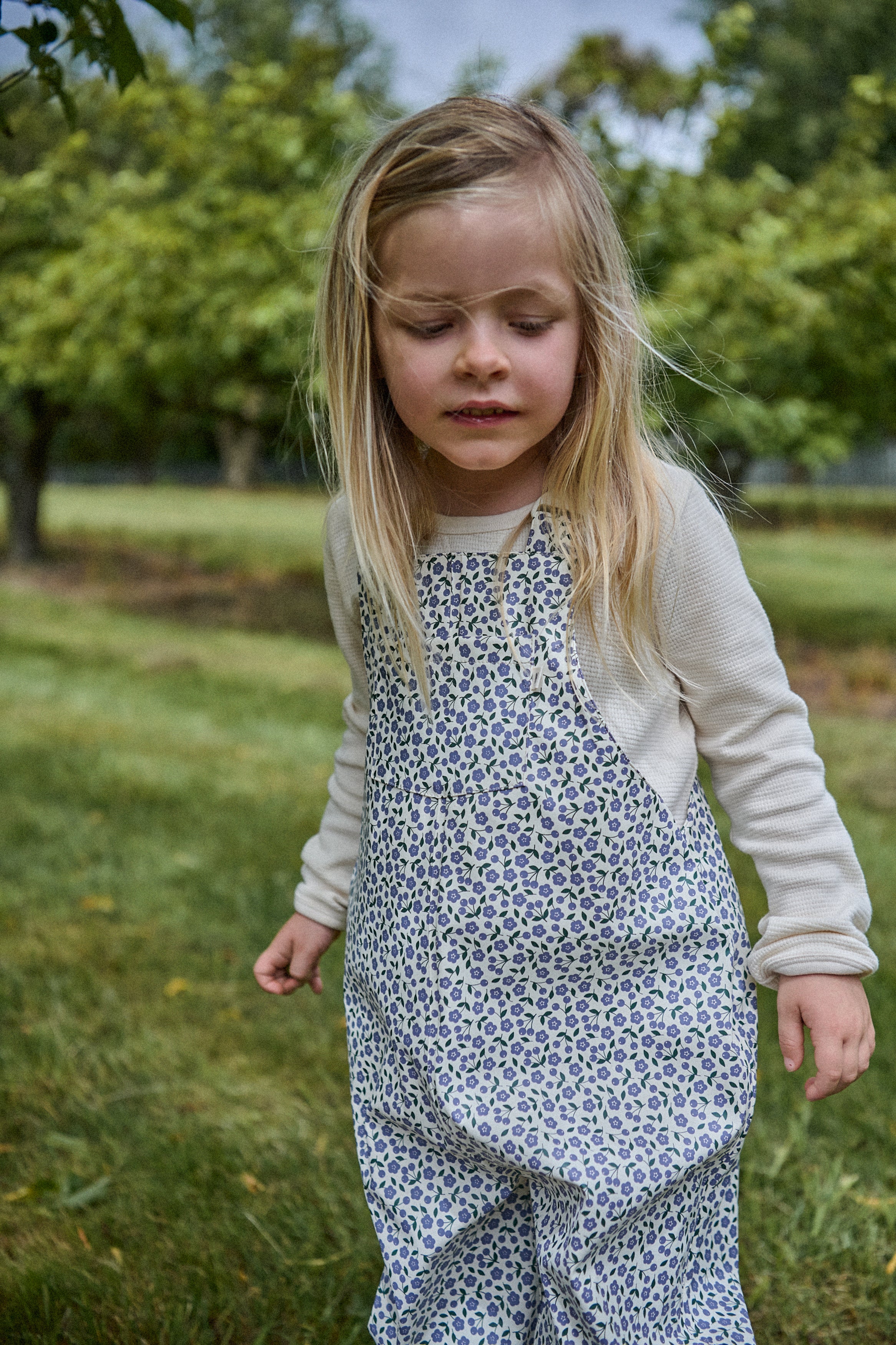 Splash Overalls - Briarwood Heron Print
