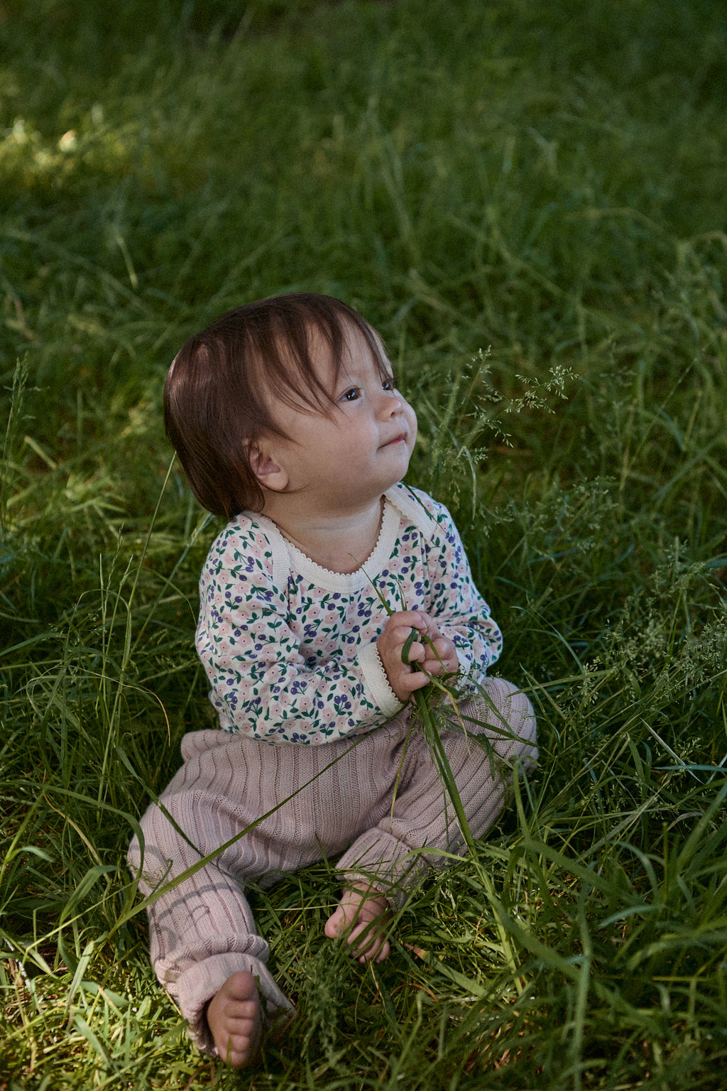 Long Sleeve Bodysuit - Briarwood Print
