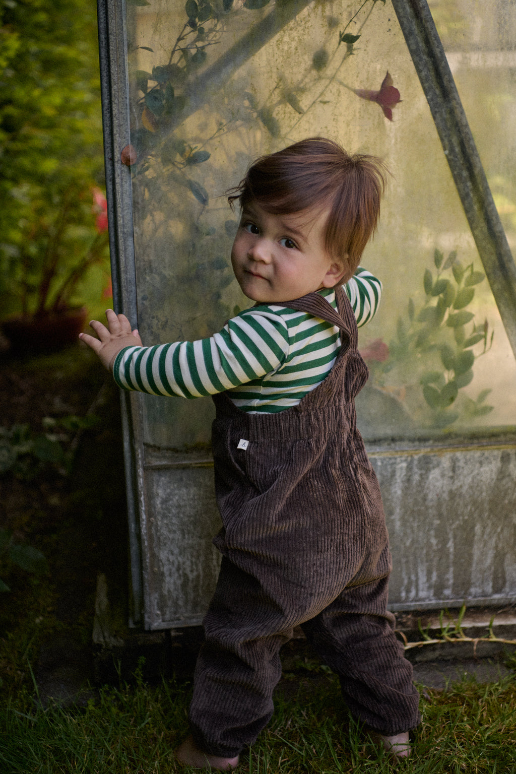 Teddy Overalls Pinecone