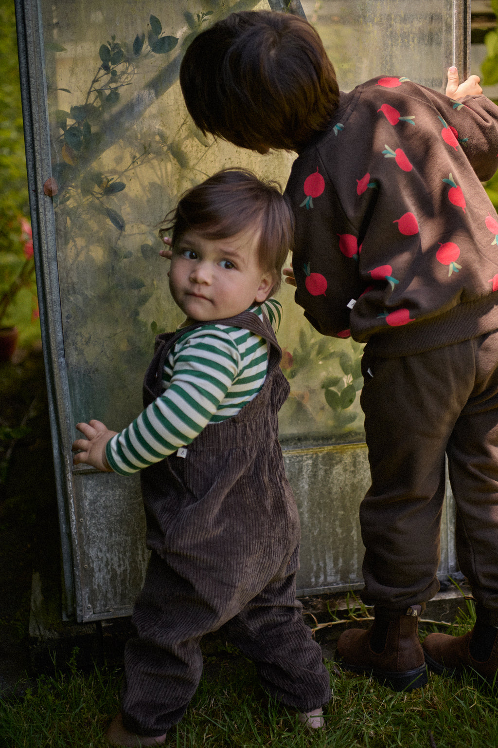 Teddy Overalls Pinecone