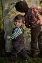 Teddy Overalls Pinecone