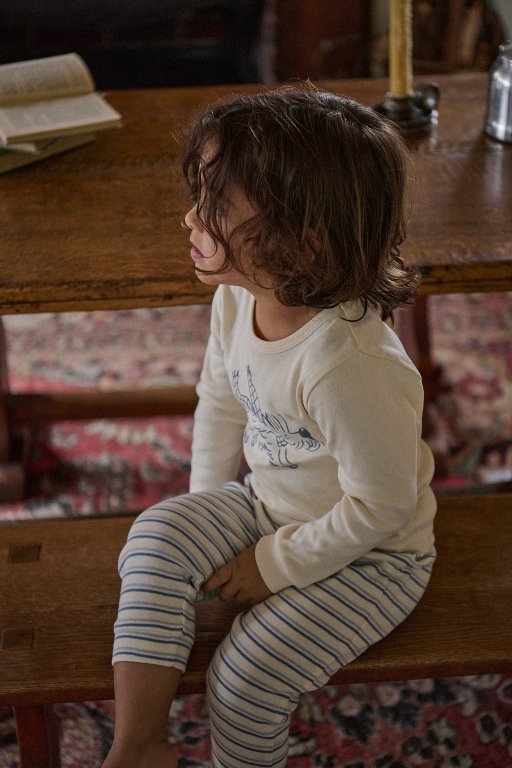 Long Sleeve Pyjamas - Franklin Print