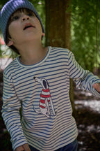 Long Sleeve River Tee - Best Friend Stripe