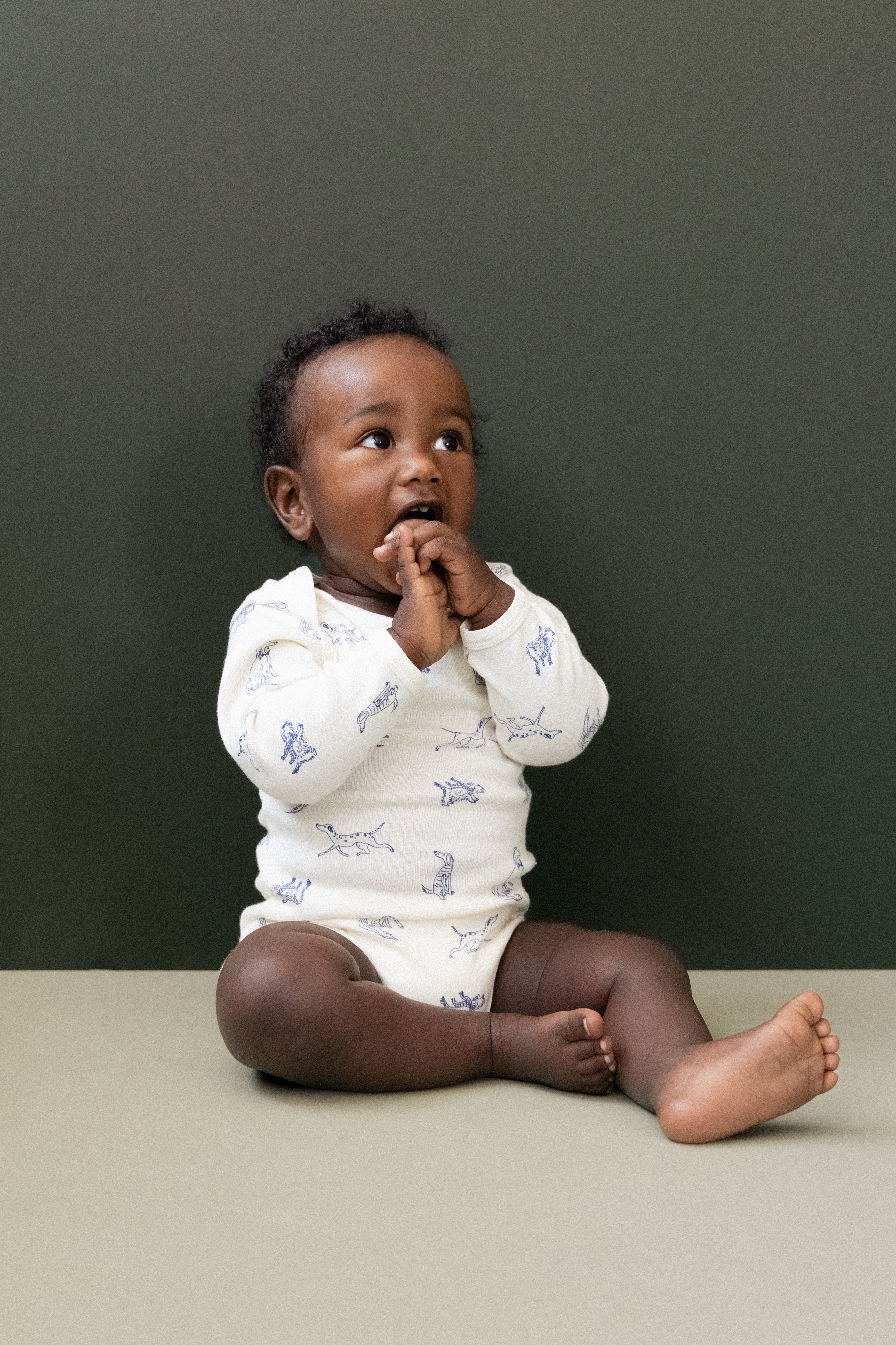 Long Sleeve Bodysuit - Best Friend Print
