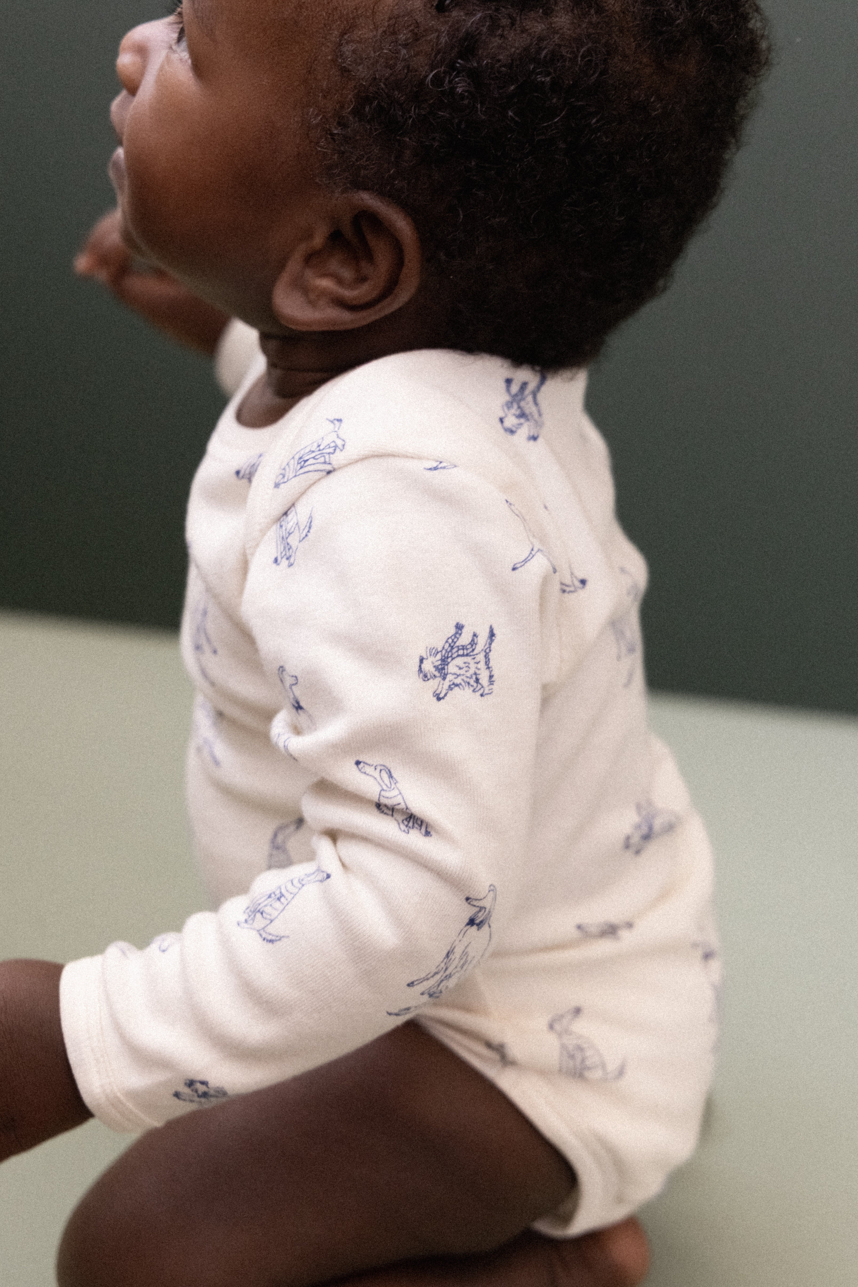 Long Sleeve Bodysuit - Best Friend Print