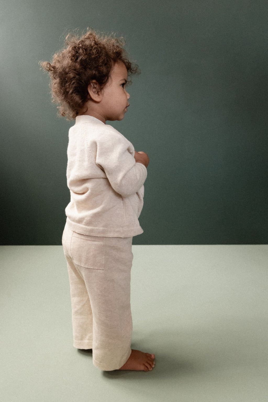 Cecil Pant - Oatmeal Marl