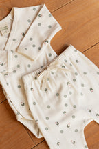 Footed Rompers - Lucky Print