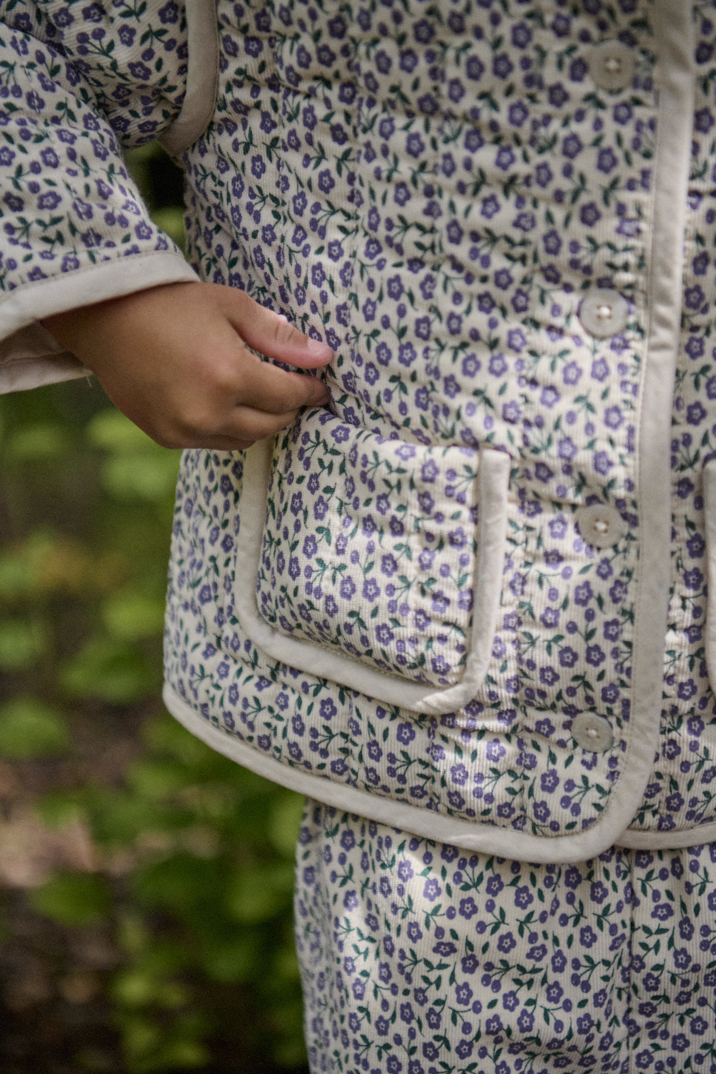 Pippin Pants Briarwood Heron Print