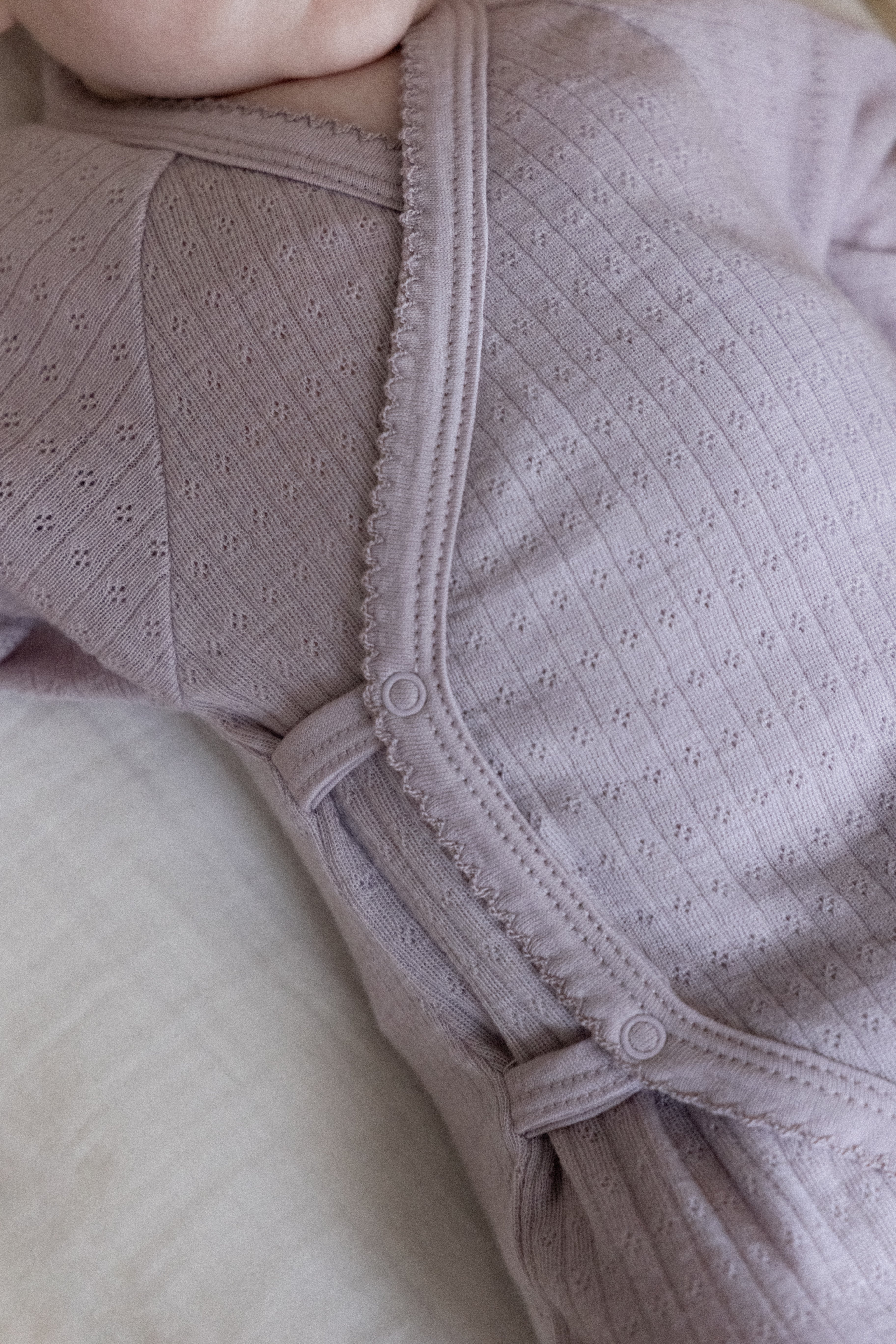 Longsleeve Bodysuit Pointelle Lilac