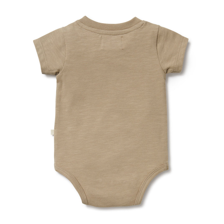 Wilson and Frenchy Driftwood Organic Pocket Bodysuit