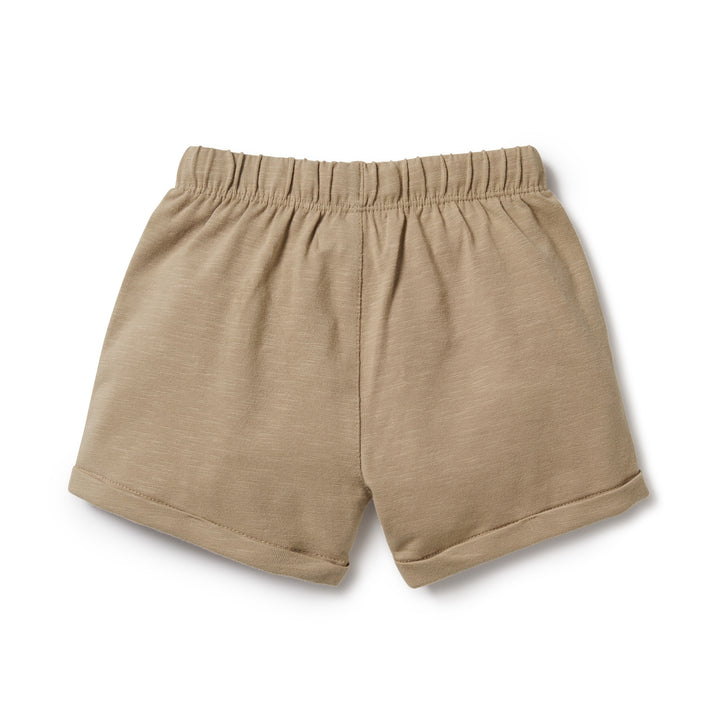 Wilson and Frenchy Driftwood Organic Tie Front Short