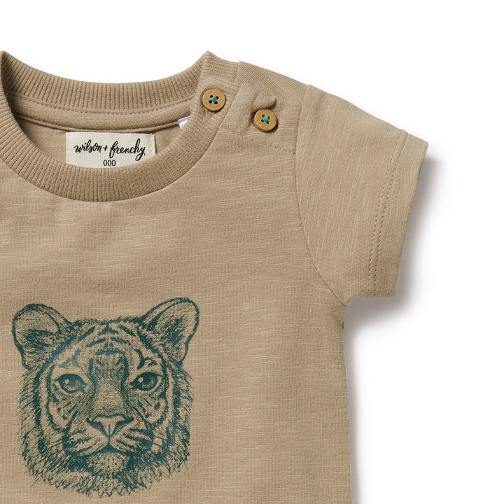 Wilson and Frenchy Leo Lion Organic Boyleg Growsuit