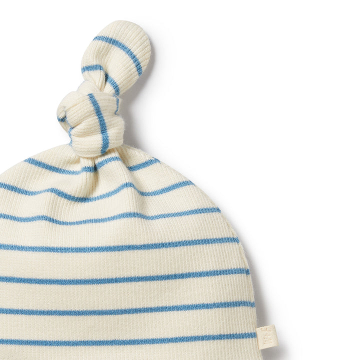 Wilson and Frenchy Petit Blue Organic Knot Hat