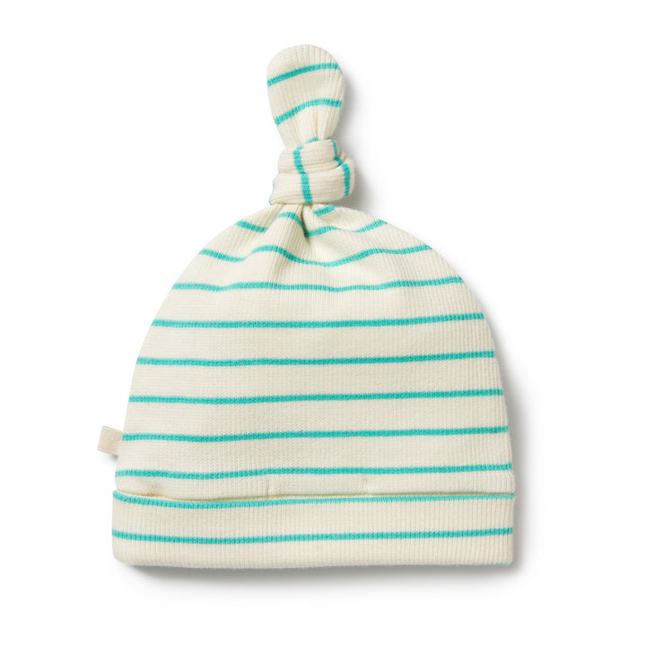 Wilson and Frenchy Petit Green Organic Knot Hat