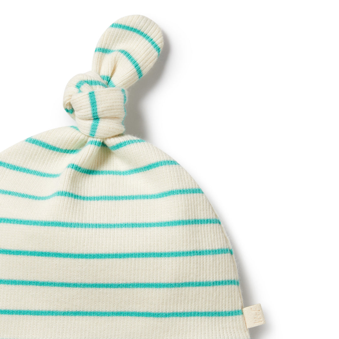 Wilson and Frenchy Petit Green Organic Knot Hat