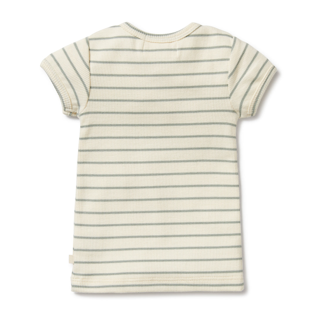 Wilson and Frenchy Petit Sage Organic Henley Tee