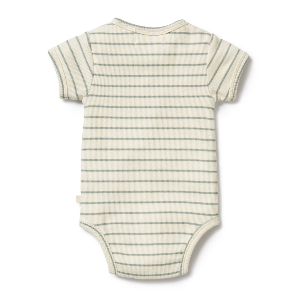 Petit Sage Organic Henley Bodysuit