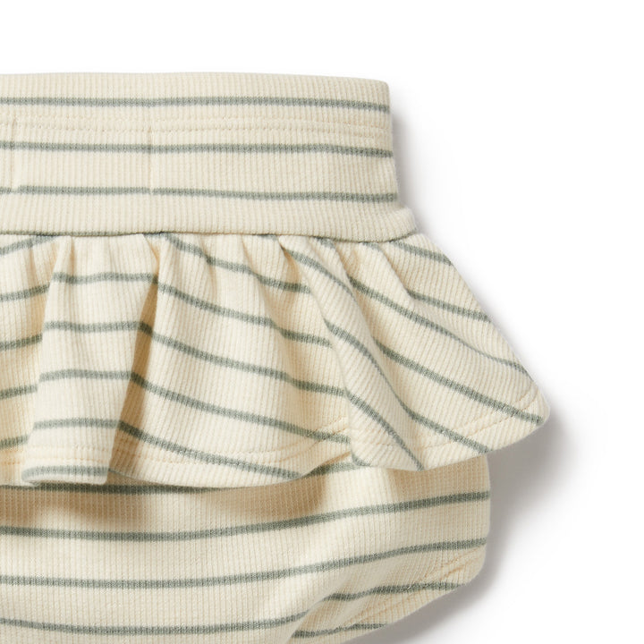 Wilson and Frenchy Petit Sage Organic Ruffle Nappy Pant