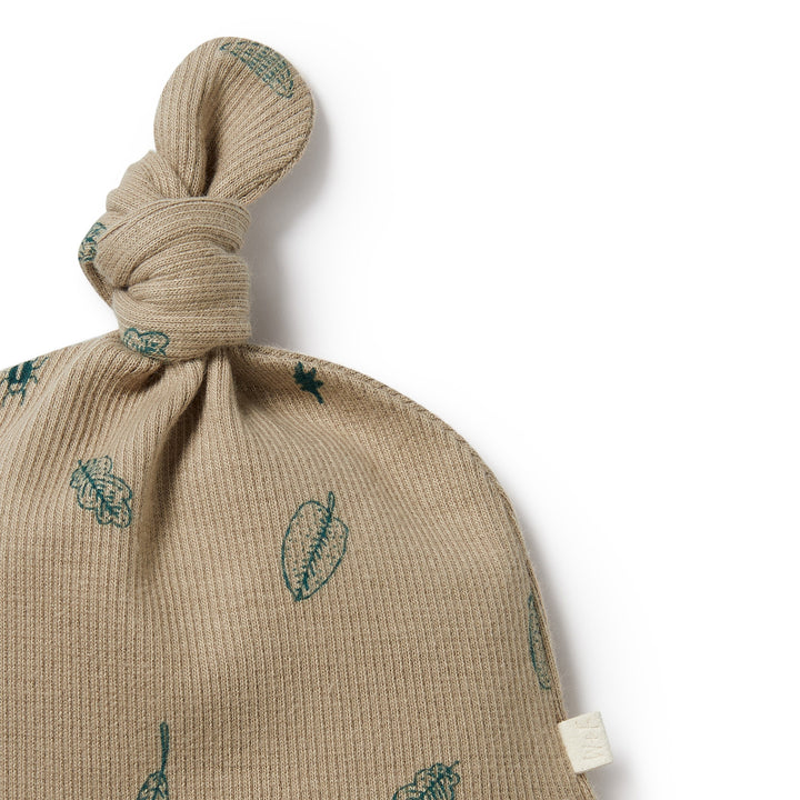 Wilson and Frenchy Jungle Leaf Organic Knot Hat
