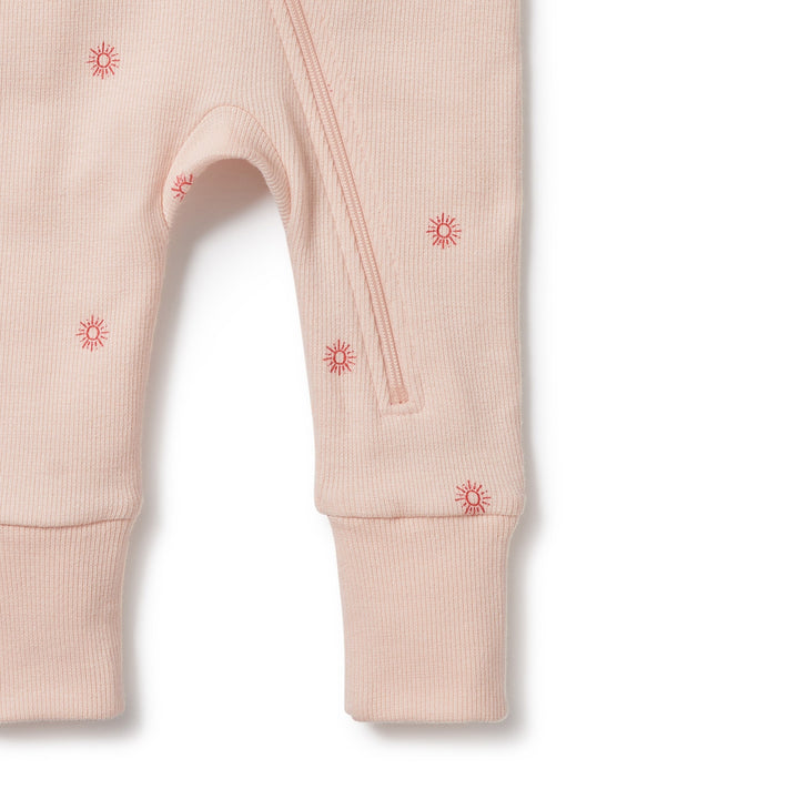 Wilson and Frenchy Petit Soleil Organic Zipsuit with Feet