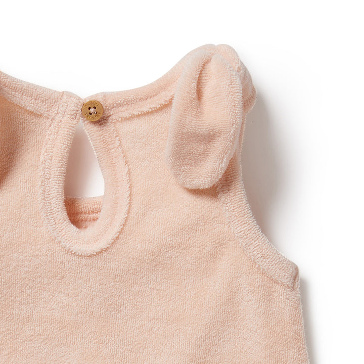 Wilson and Frenchy Sunshine Organic Terry Tie Playsuit